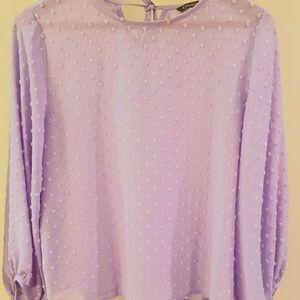 GEORGE Blouse Long Bell Sleeve NWOT * Gorgeous Blouse Large